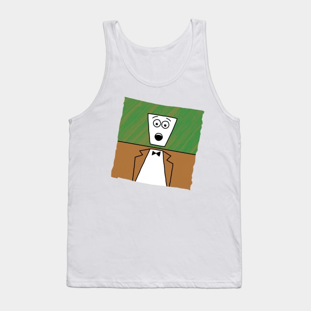 Shocked Emotion Drawing Tank Top by shultcreative